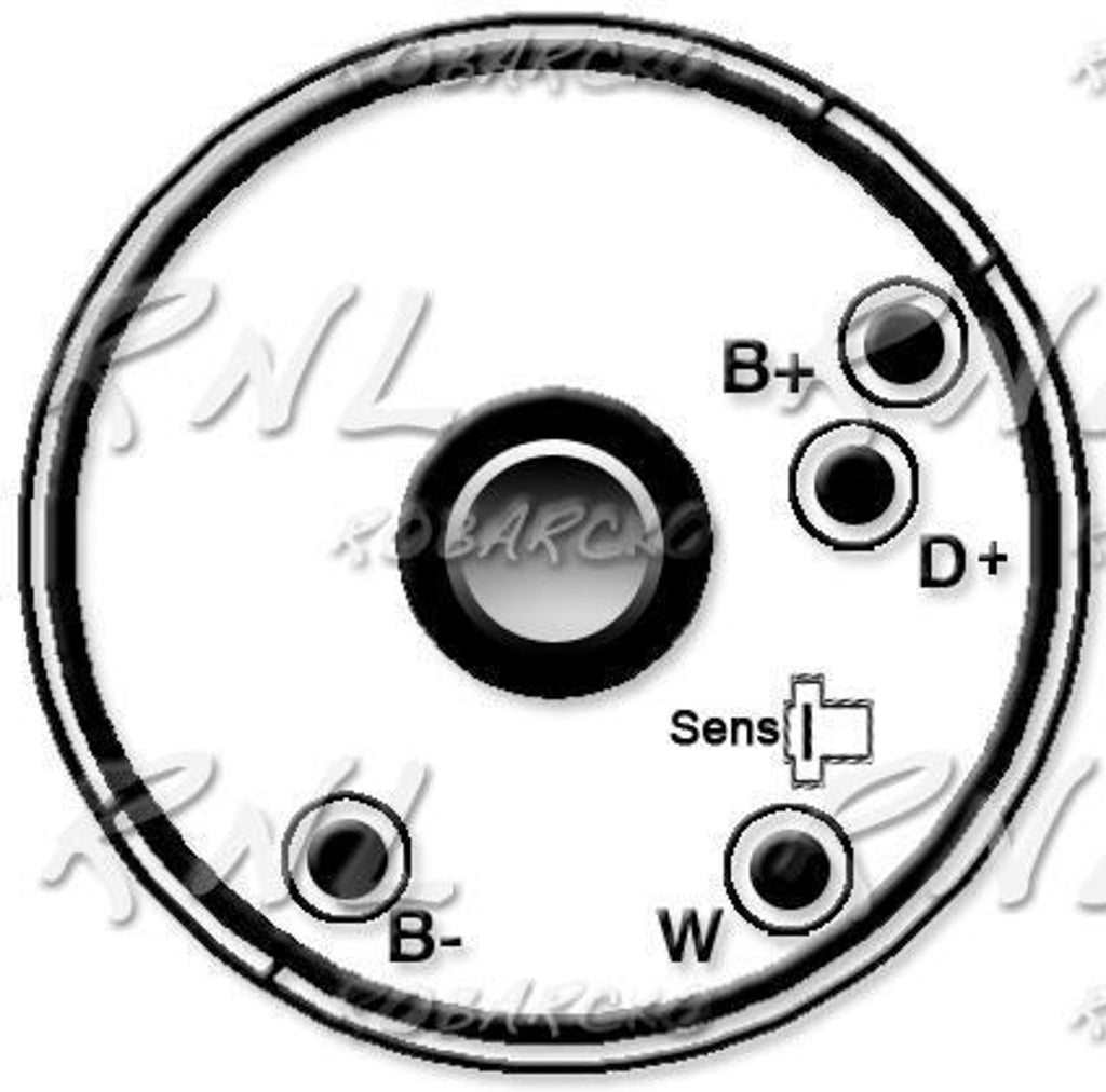 Alternator for Volvo Penta Marine D1 D2 D4 D6 IPS350 type Mitsubishi 115A