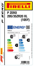 Charger l&#39;image dans la galerie, 1x Pirelli PZERO XL 295/35 ZR 20 PKW-SOMMERREIFEN