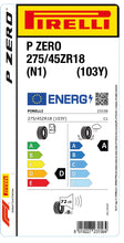 Charger l&#39;image dans la galerie, 1x Pirelli PZERO (N1) 275/45 ZR 18 PKW-SOMMERREIFEN