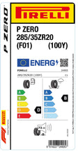 Charger l&#39;image dans la galerie, 1x Pirelli PZERO (F01) 285/35 ZR 20 PKW-SOMMERREIFEN