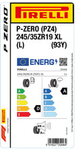 Charger l&#39;image dans la galerie, 1x Pirelli P-ZERO (PZ4) Sports Car XL (L) 245/35 ZR 19 PKW-SOMMERREIFEN