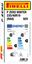 Laden Sie das Bild in den Galerie-Viewer, 1x Pirelli PZERO WINTER M+S 3PMSF (NA0) 235/40 R 19 PKW-WINTERREIFEN