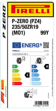 Charger l&#39;image dans la galerie, 1x Pirelli P-ZERO (PZ4) Sports Car (MO1) 235/50 ZR 19 PKW-SOMMERREIFEN