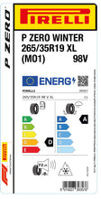 Laden Sie das Bild in den Galerie-Viewer, 1x Pirelli PZERO WINTER M+S 3PMSF XL (MO1) 265/35 R 19 PKW-WINTERREIFEN