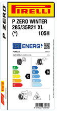 Laden Sie das Bild in den Galerie-Viewer, 1x Pirelli PZERO WINTER M+S 3PMSF XL (*) 285/35 R 21 PKW-WINTERREIFEN