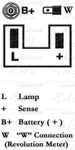 Laden Sie das Bild in den Galerie-Viewer, Lichtmaschine Generator passend für 60A RENAULT CA549IR  A13N157